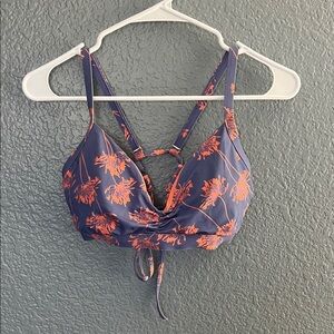 Body Glove Purple and Orange Bikini Top